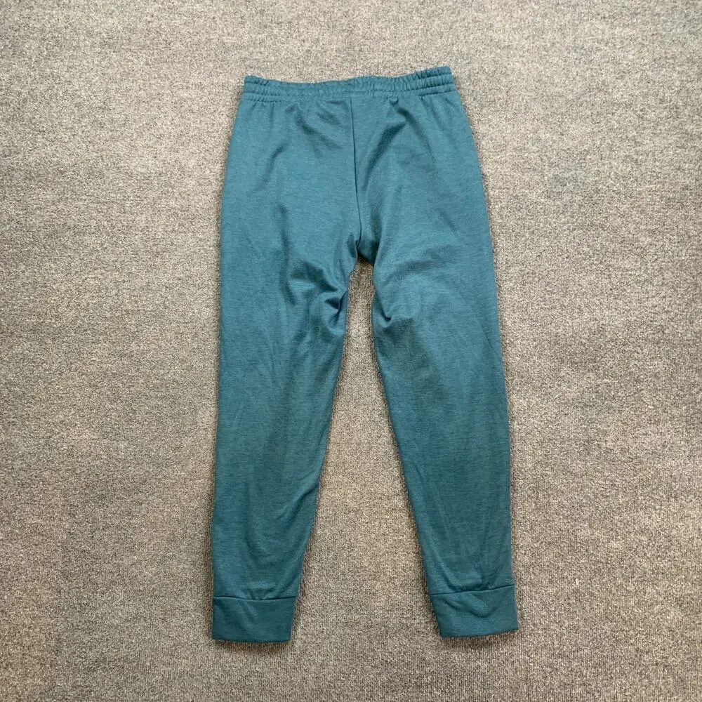 The North Face Joggers Mens M Medium Teal Blue Reaxion Fleece Drawstring Pants